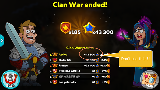 Calculate Clan War Bonus